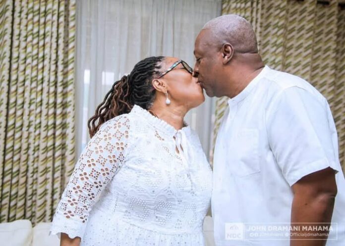 Prez Mahama and wife Prez Mahama and wife